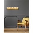 Elegant Lighting Graham 5-Light Modern Crystal Wall Sconce in Gold