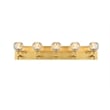 Elegant Lighting Graham 5-Light Modern Crystal Wall Sconce in Gold