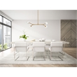 Elegant Lighting Zayne 4-Light Modern Crystal/Iron Pendant in Gold
