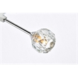 Elegant Lighting Zayne 8-Light Modern Crystal/Iron Pendant in Chrome