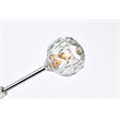 Elegant Lighting Zayne 6-Light Modern Crystal/Iron Pendant in Chrome