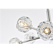 Elegant Lighting Graham 8-Light Modern Crystal Pendant in Chrome