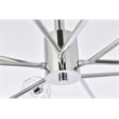Elegant Lighting Graham 10-Light Modern Crystal Pendant in Chrome
