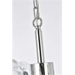 Elegant Lighting Graham 10-Light Modern Crystal Pendant in Chrome