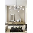 Elegant Lighting Graham 10-Light Modern Crystal Pendant in Chrome