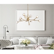 Elegant Lighting Graham 12-Light Modern Crystal/Iron Pendant in Gold