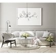 Elegant Lighting Graham 12-Light Modern Crystal Pendant in Chrome