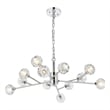 Elegant Lighting Graham 12-Light Modern Crystal Pendant in Chrome