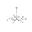 Elegant Lighting Graham 15-Light Modern Crystal Pendant in Chrome