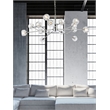 Elegant Lighting Graham 15-Light Modern Crystal Pendant in Chrome