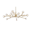 Elegant Lighting Graham 18-Light Modern Crystal/Iron Pendant in Gold