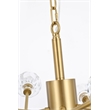 Elegant Lighting Graham 18-Light Modern Crystal/Iron Pendant in Gold