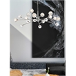 Elegant Lighting Graham 18-Light Modern Crystal Pendant in Chrome