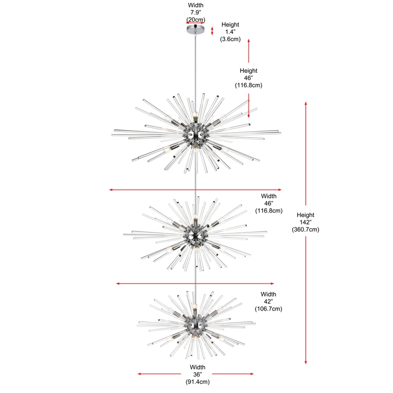 Elegant Lighting Sienna 46