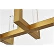 Elegant Lighting Noemi 8-Light Metal Adjustable LED Pendant in Satin Gold