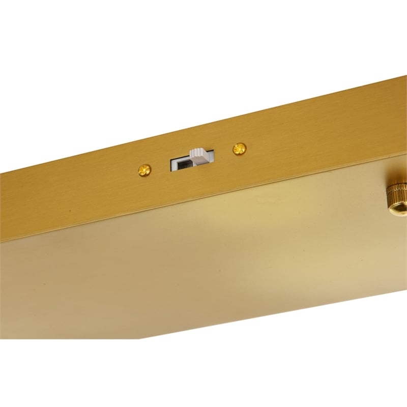 Elegant Lighting Noemi 8-Light Metal Adjustable LED Pendant in Satin Gold