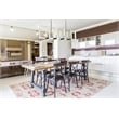 Elegant Lighting Noemi 10-Light Metal Adjustable LED Pendant in Chrome/Clear