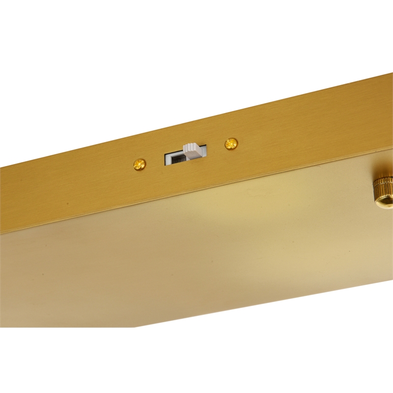 Elegant Lighting Noemi 10-Light Metal Adjustable LED Pendant in Satin Gold