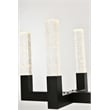 Elegant Lighting Noemi 12-Light Metal Adjustable LED Pendant in Black/Clear