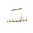 Elegant Lighting Noemi 12-Light Metal Adjustable LED Pendant in Satin Gold