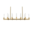 Elegant Lighting Noemi 12-Light Metal Adjustable LED Pendant in Satin Gold
