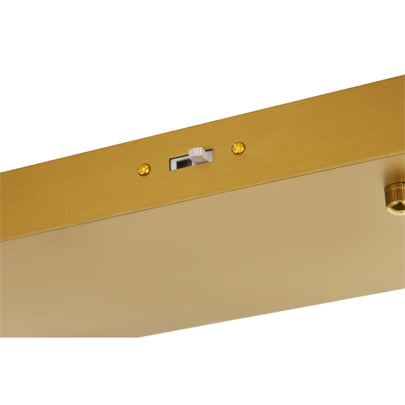Elegant Lighting Noemi 12-Light Metal Adjustable LED Pendant in Satin Gold