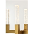 Elegant Lighting Noemi 12-Light Metal Adjustable LED Pendant in Satin Gold