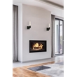 Elegant Lighting Noemi 1-Light Metal Adjustable LED Wall Sconce in Black/Clear