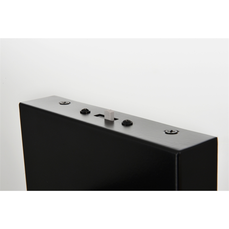 Elegant Lighting Noemi 1-Light Metal Adjustable LED Wall Sconce in Black/Clear