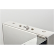 Elegant Lighting Noemi 1-Light Metal Adjustable LED Wall Sconce in Chrome/Clear