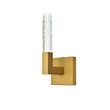 Elegant Lighting Noemi 1-Light Metal Adjustable LED Wall Sconce in Satin Gold