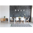 Elegant Lighting Eren 8-Light Metal & Crystal Pendant Light in Black/Clear
