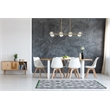 Elegant Lighting Eren 8-Light Metal & Crystal Pendant Light in Satin Gold/Clear