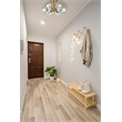 Elegant Lighting Eren 6-Light Metal & Crystal Flush Mount in Satin Gold/Clear