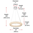 Elegant Lighting Bowen 18
