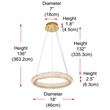 Elegant Lighting Bowen 18
