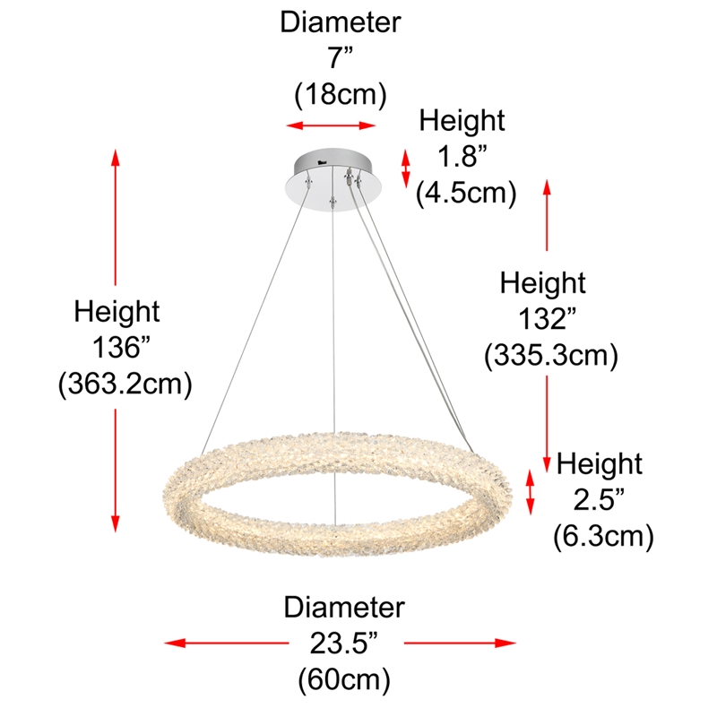 Elegant Lighting Bowen 24