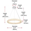 Elegant Lighting Bowen 24