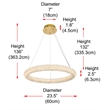 Elegant Lighting Bowen 24