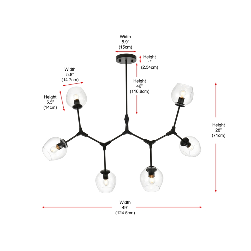 Elegant Lighting Cavoli 49