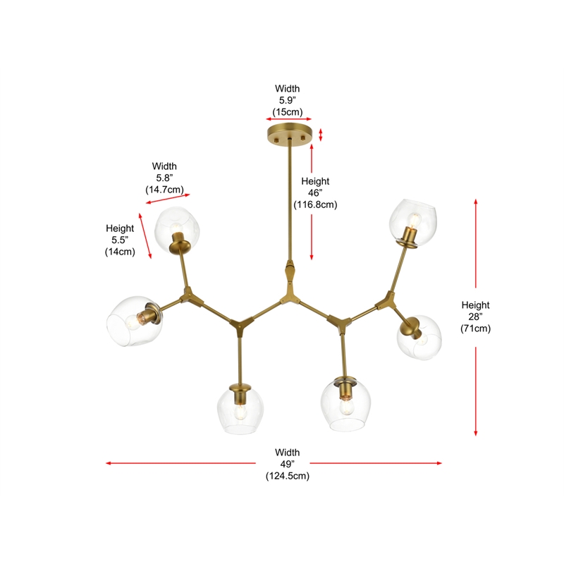 Elegant Lighting Cavoli 49