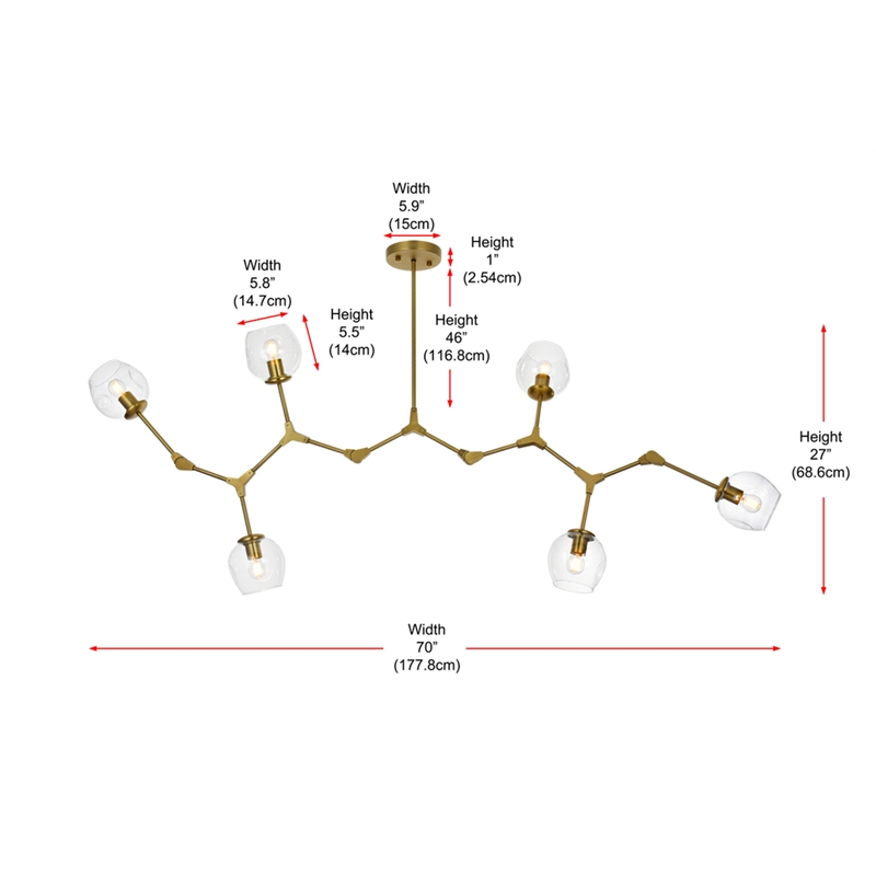 Elegant Lighting Cavoli 70