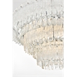 Elegant Lighting Emilia 10-Light Metal & Glass Chandelier in Chrome/Clear