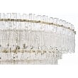 Elegant Lighting Emilia 10-Light Metal & Glass Chandelier in Satin Gold/Clear