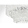 Elegant Lighting Emilia 6-Light Metal & Glass Chandelier in Chrome/Clear