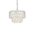Elegant Lighting Emilia 4-Light Metal & Glass Chandelier in Chrome/Clear