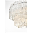 Elegant Lighting Emilia 4-Light Metal & Glass Chandelier in Chrome/Clear
