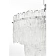 Elegant Lighting Emilia 4-Light Metal & Glass Chandelier in Chrome/Clear
