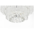 Elegant Lighting Emilia 4-Light Metal & Glass Chandelier in Chrome/Clear