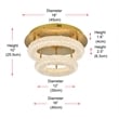 Elegant Lighting Bowen 18